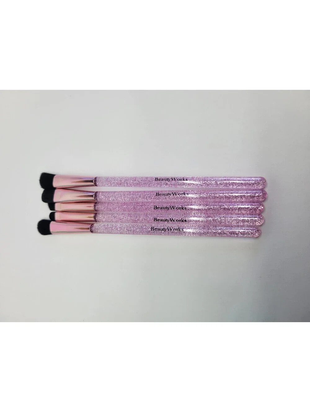 5 Pc Beautyworks NYC Makeup pink Brush Set  +   Macys 3 Pc Brush Cleaner Set
